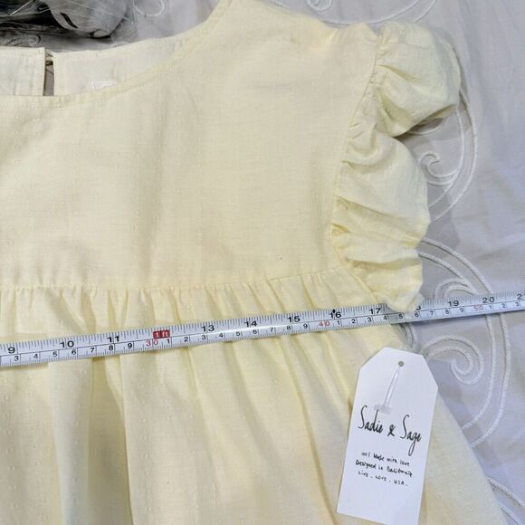 Sadie & Sage Floral Babydoll Dress Size Small Lined Feminine Cottagecore Summer - Picture 8 of 10